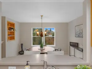 View outside from the Kitchen