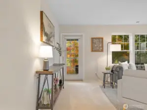 Living Room to Private Patio