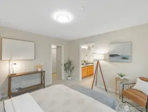 Primary Bedroom w/ Large Walk-in Closet