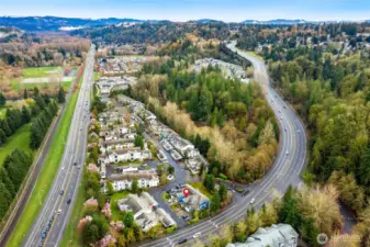 Up the hill is Fairwood.