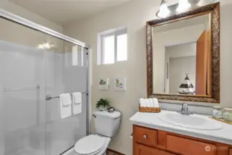 Bathroom on upper level