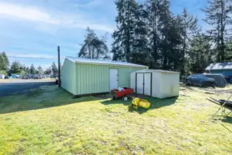 24X24 Shop (220V) And Shed