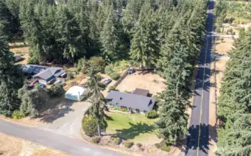 Drone View Of Lot