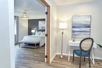 Master Entrance through French Doors
