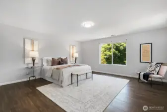 Over-sized primary suite offers os much space!