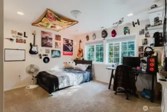 Second bedroom upstairs.
