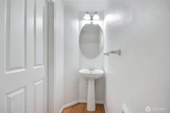 Main floor half bath