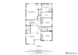 Second Level Floor Plan