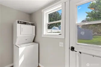 Washer and dryer stay.