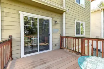 Back Deck Off Dining Room