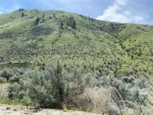 Building pad near the road