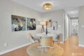 Plenty of space here for a dinner party.