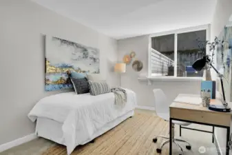 Second bedroom? Office? There's room for both here.