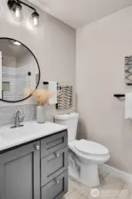 Hall bath was updated in 2021.