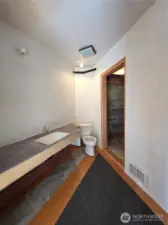 Bathroom, looking into the shower
