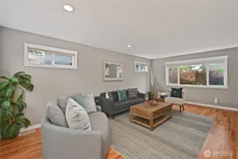 Second living area offers great entertaining potential.