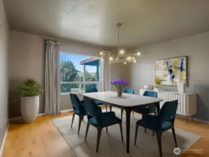 Dining Room- Virtually Staged