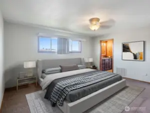 Primary Bedroom- Virtually Staged