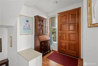 Interior entrance