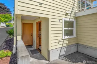 ADU located off basement.