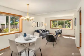 Another view of the ADU living area.