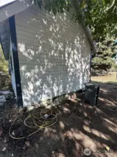 South side of home