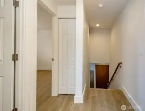 Upper level hallway