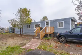 Fresh paint, metal roof