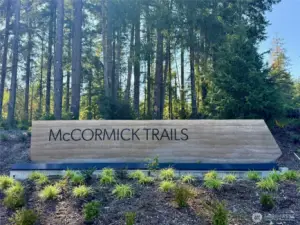 Welcome to McCormick Trails.