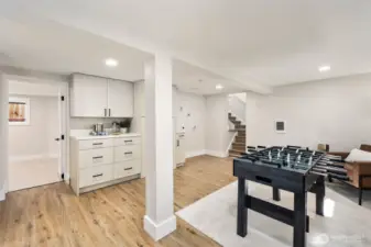 Lower Level Laundry/Entertainment Room