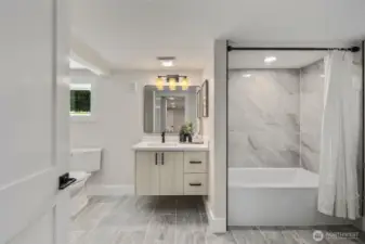 Lower Level Full Bathroom