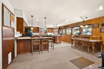 Open kitchen and dining layout for effortless hosting.