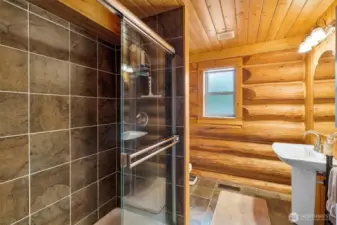 Main floor 3/4 bathroom.