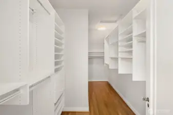 Dreamy walk-in closet