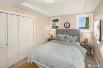 Second lower level bedroom- don't miss the view!