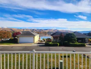 Main level lake and mountain views