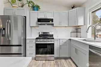 All brand new Stainless Steel appliances included