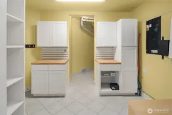 For the HVAC, both furnaces were replaced with high-efficiency systems, plus we added ultrafiltration (“hospital grade”) air filters. Good-bye to dust, pollen, and allergies!