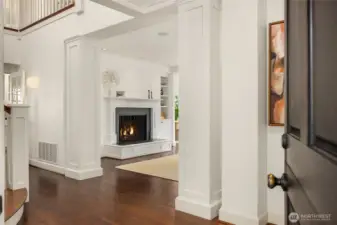 As you walk into the home....