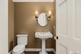 Main floor powder room.