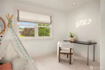 Also, a nook that is the perfect place for a desk.