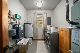 Laundry room & mechanical