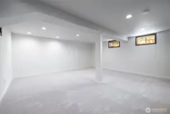 Huge bonus room has large closet space as well.