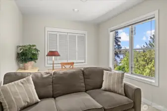 Upstairs Den adjacent to landing office