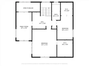 Upstairs/2nd floor