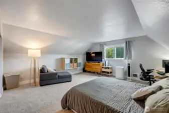 Primary bedroom on upper level