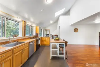 Enjoy the open floor plan bright and roomy