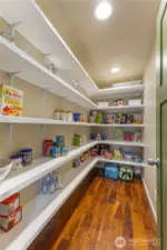 Amazing walk in pantry