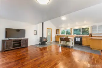 This home is very efficient w new Blaze king wood stove and two mini split ductless units for heat or A/C