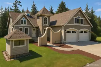 Rendering, idea for custom home